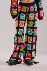 FESTIVAL GIRLY OVERSIZED CROCHET PANT IN MULTI