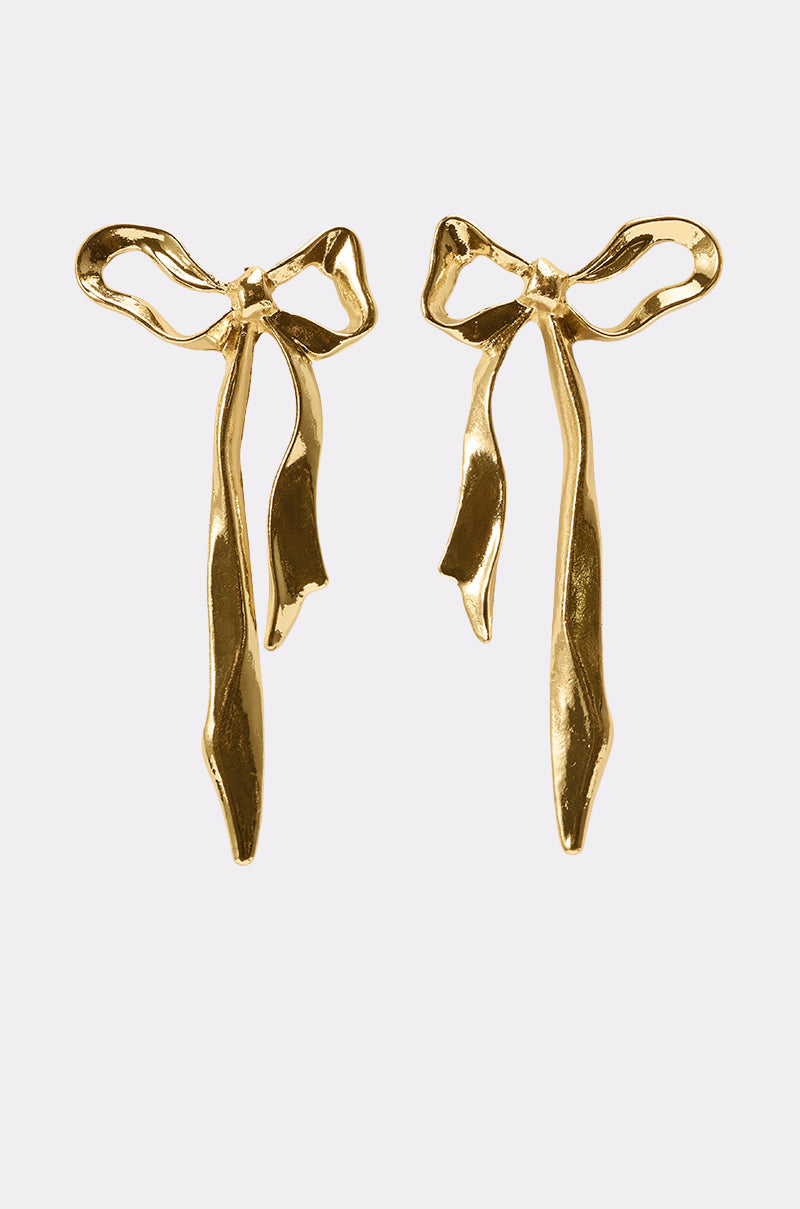 TIE IT WITH A BOW EARRING