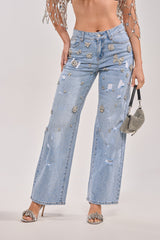 IN YOUR DREAMS RHINESTONE DENIM