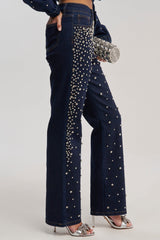 SPARKLE SPARKLE EMBELLISHED DENIM
