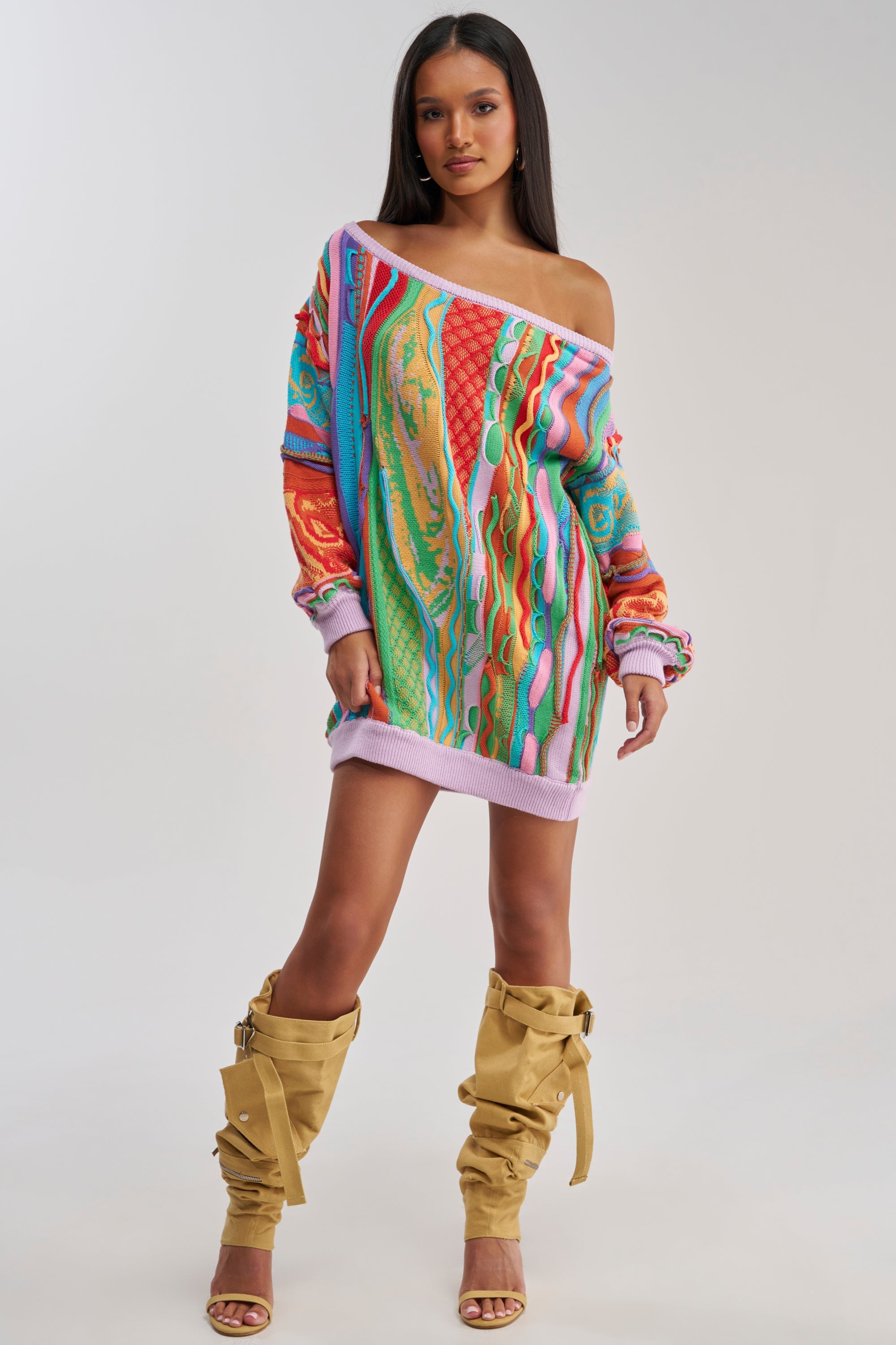 CROWD FAVORITE SWEATER MINI DRESS