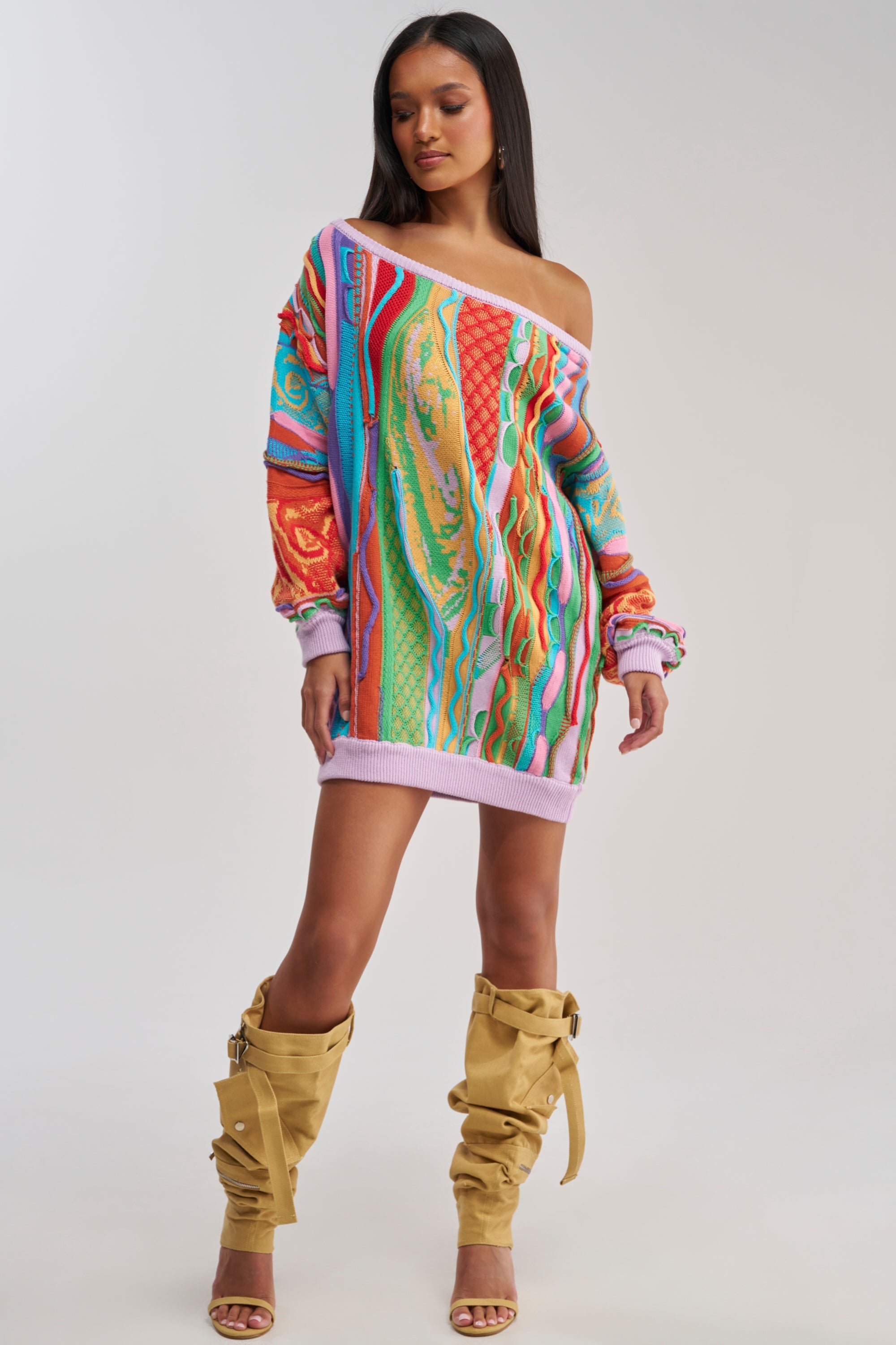 CROWD FAVORITE SWEATER MINI DRESS
