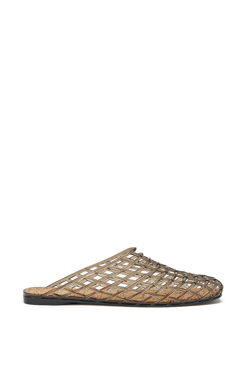 AKIRA FAIROZE BLACK JELLY MULE