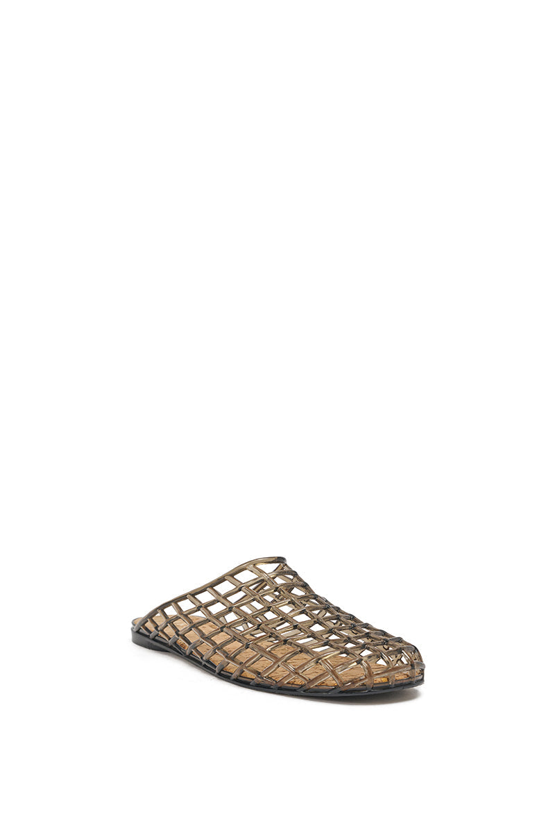 AKIRA FAIROZE BLACK JELLY MULE