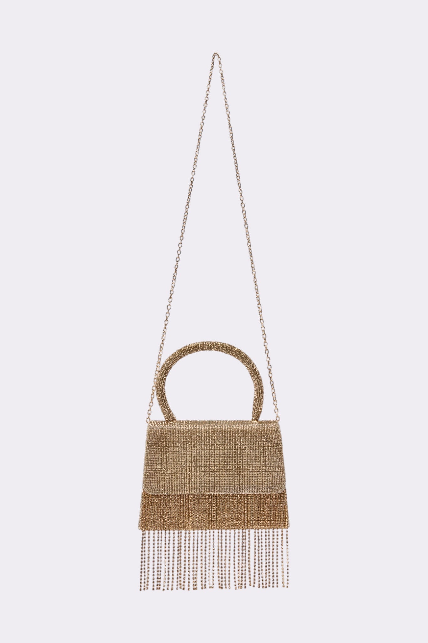 ON THE DANCE FLOOR BLING FRINGE PURSE
