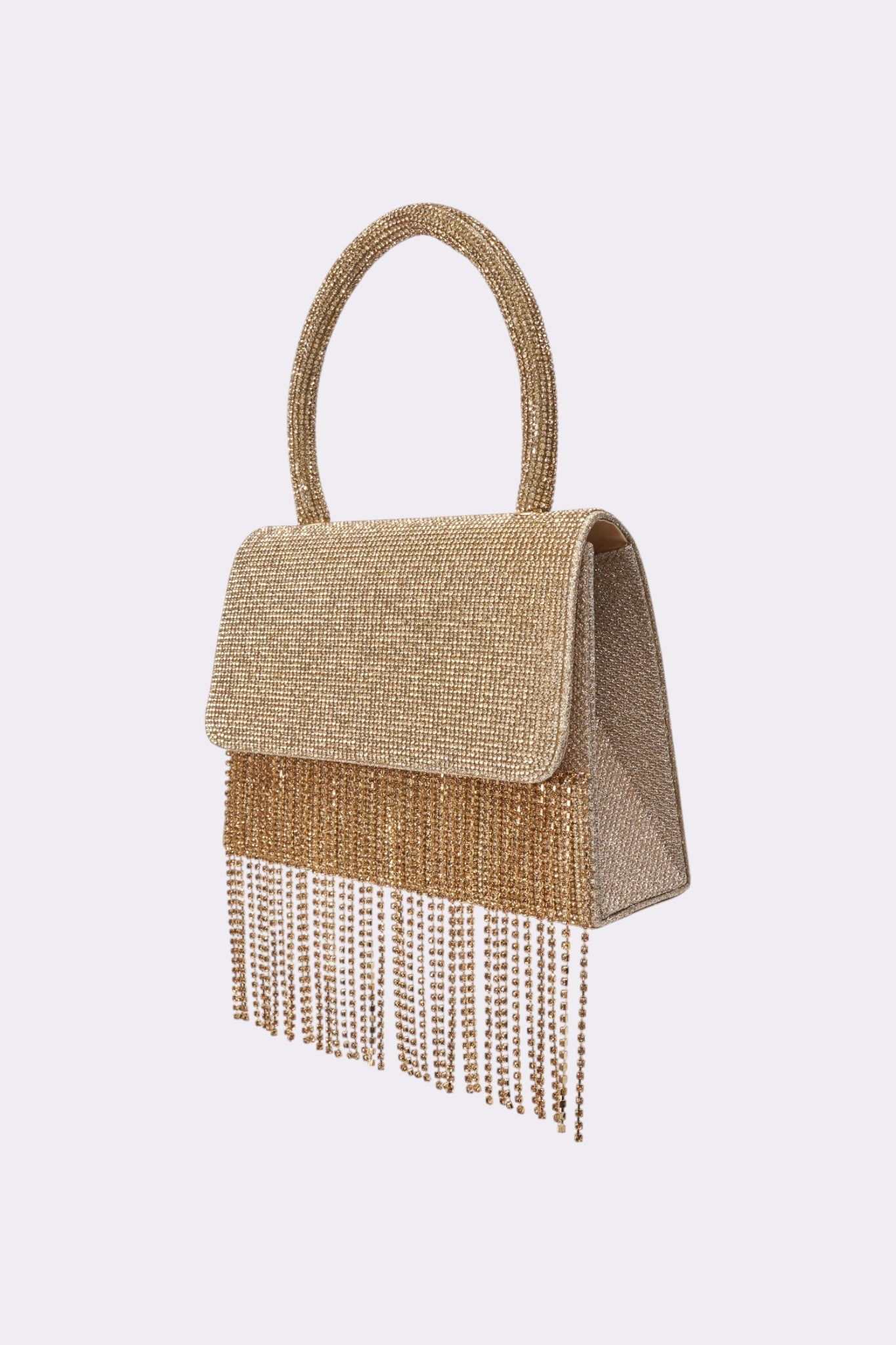 ON THE DANCE FLOOR BLING FRINGE PURSE