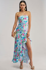 SHE IS THE MOMENT FLORAL MAXI DRESS
