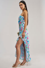 SHE IS THE MOMENT FLORAL MAXI DRESS