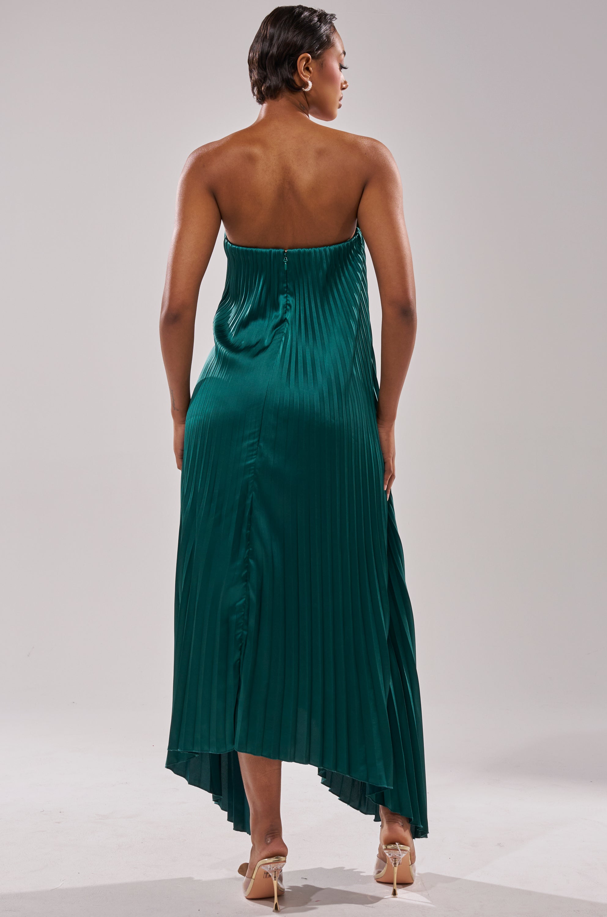 EMERALD DREAM SLEEVELESS MAXI DRESS