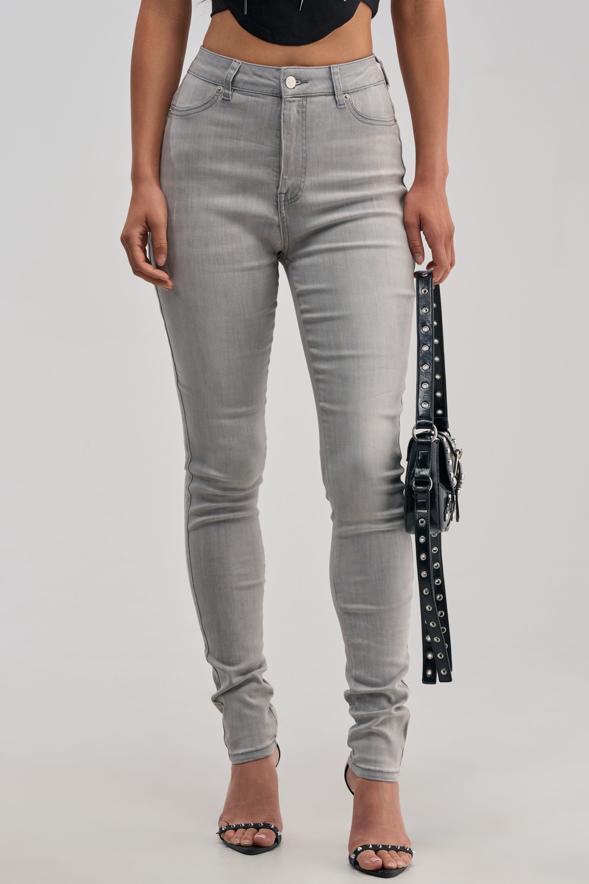 FLEX-FIT HIGH WAISTED SUPER STRETCHY SKINNY JEANS