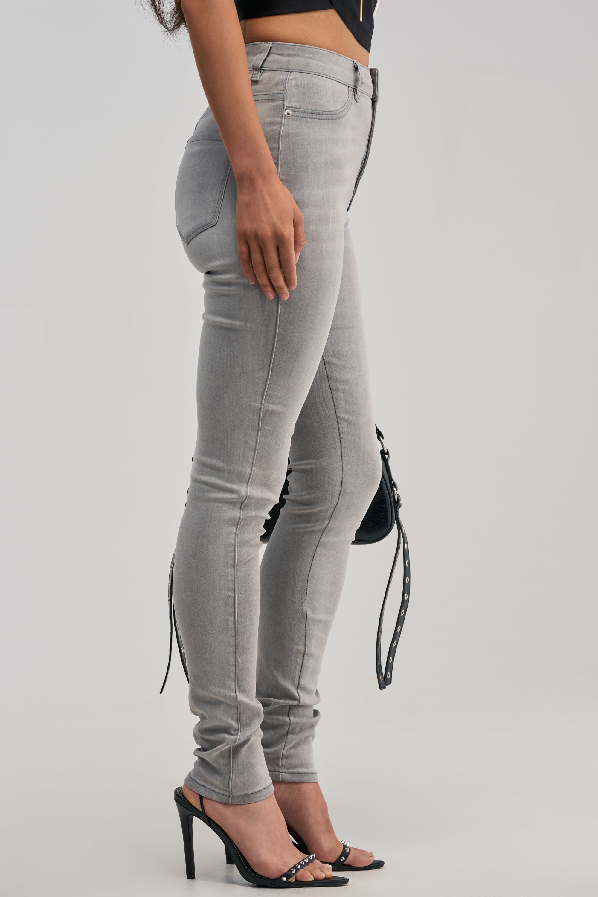 FLEX-FIT HIGH WAISTED SUPER STRETCHY SKINNY JEANS