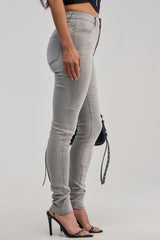 FLEX-FIT HIGH WAISTED SUPER STRETCHY SKINNY JEANS