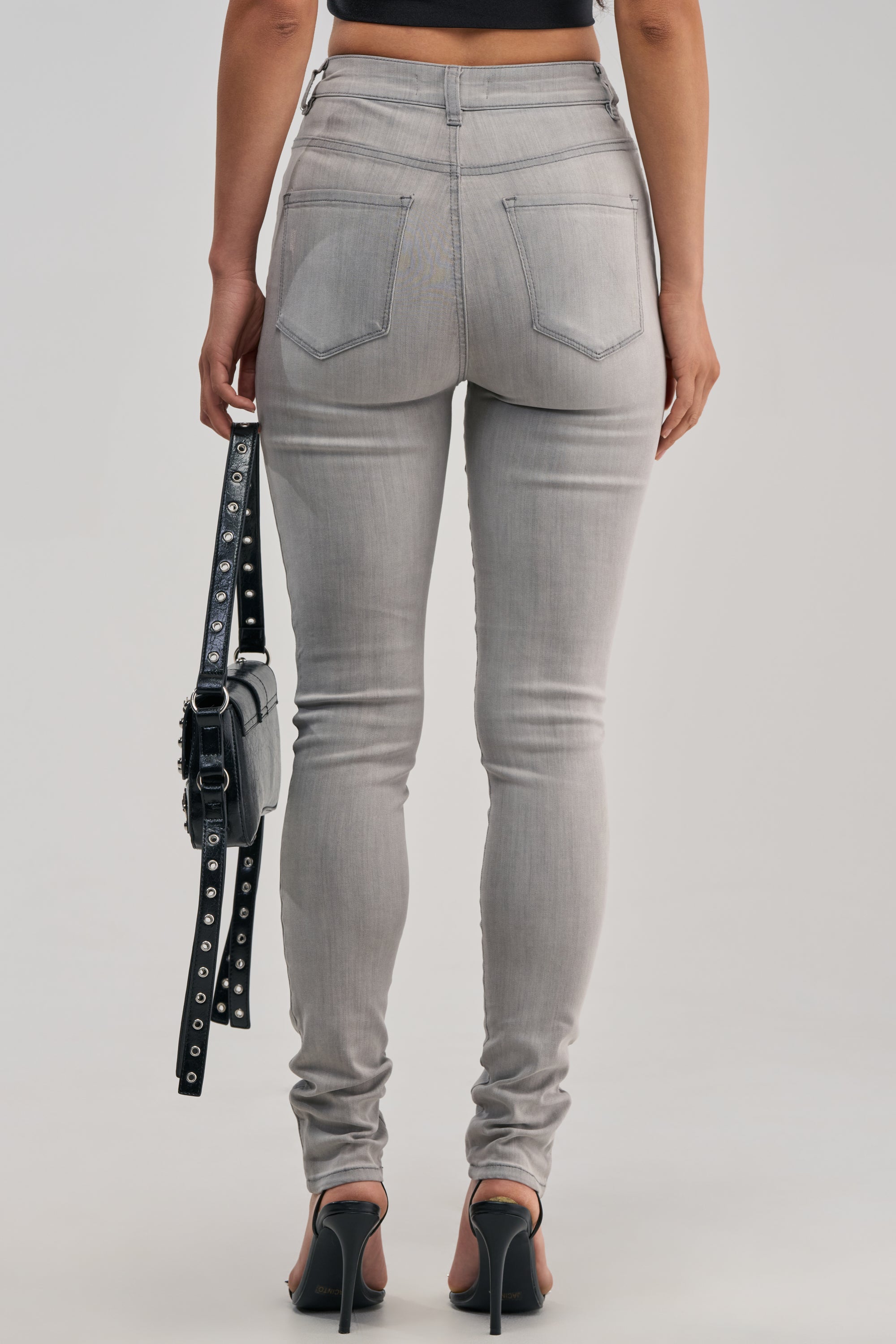 FLEX-FIT HIGH WAISTED SUPER STRETCHY SKINNY JEANS
