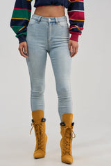 FLEX-FIT HIGH WAISTED SUPER STRETCHY SKINNY JEANS
