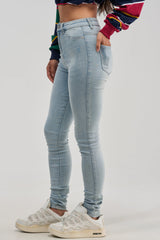 FLEX-FIT HIGH WAISTED SUPER STRETCHY SKINNY JEANS