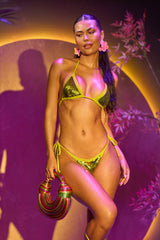 BUT NOT ELLE SEQUIN BIKINI TOP