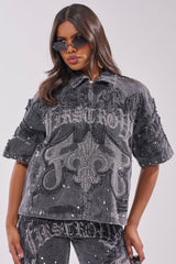 NOT LIKE THE REST EMBELLISHED TOP
