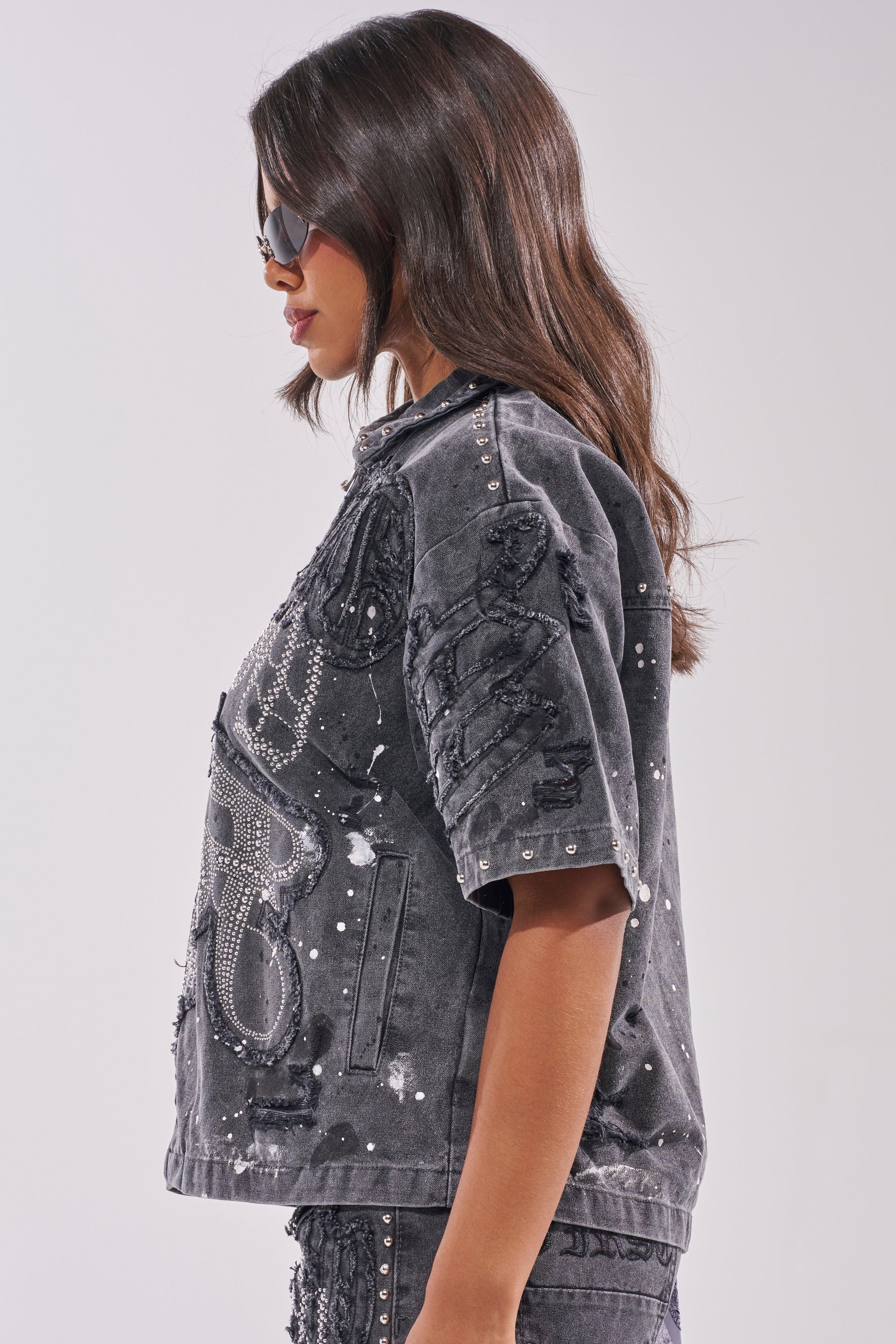 NOT LIKE THE REST EMBELLISHED TOP