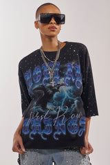 FIRST ROW TAKING FLIGHT FRENCH TERRY TEE