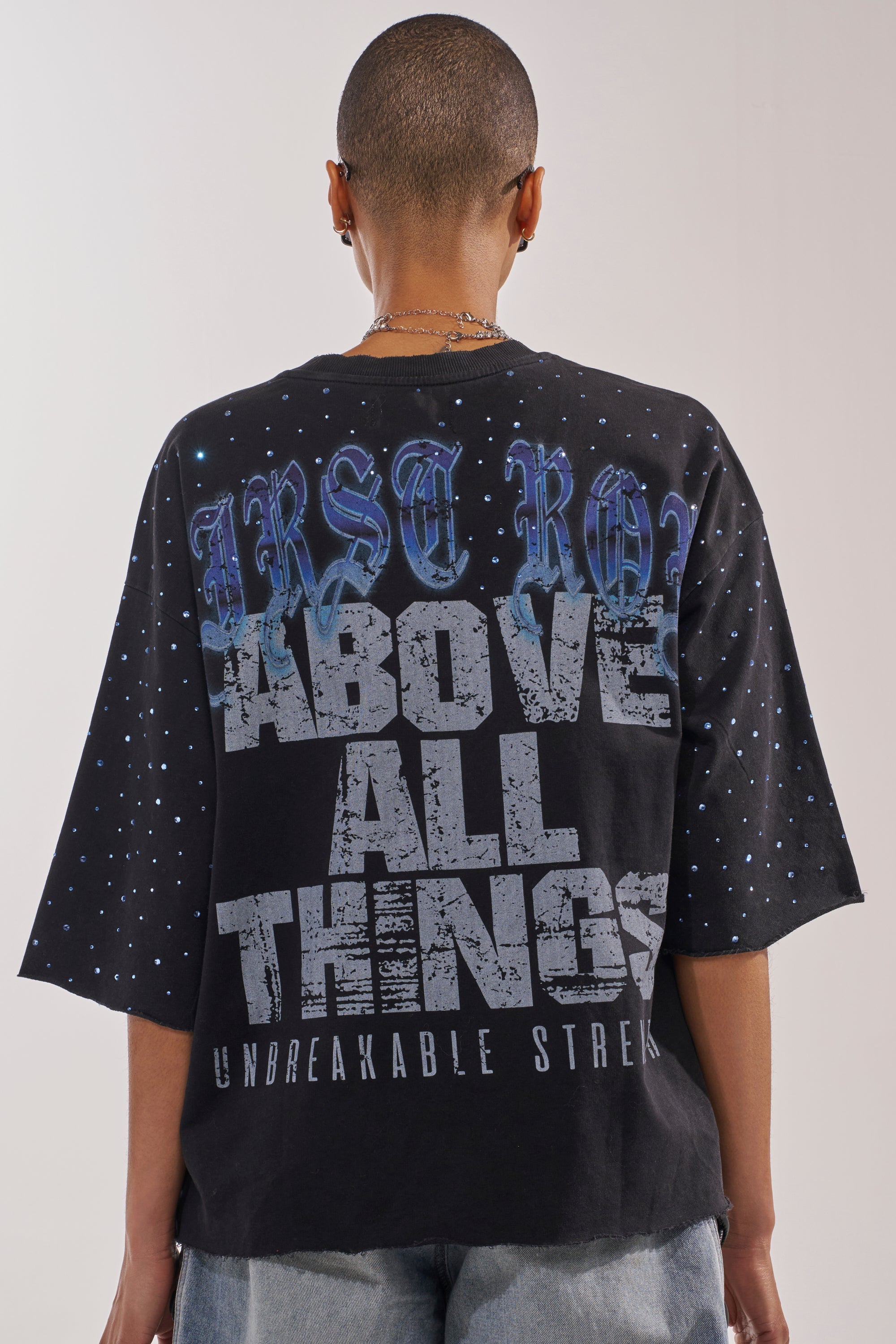 FIRST ROW TAKING FLIGHT FRENCH TERRY TEE