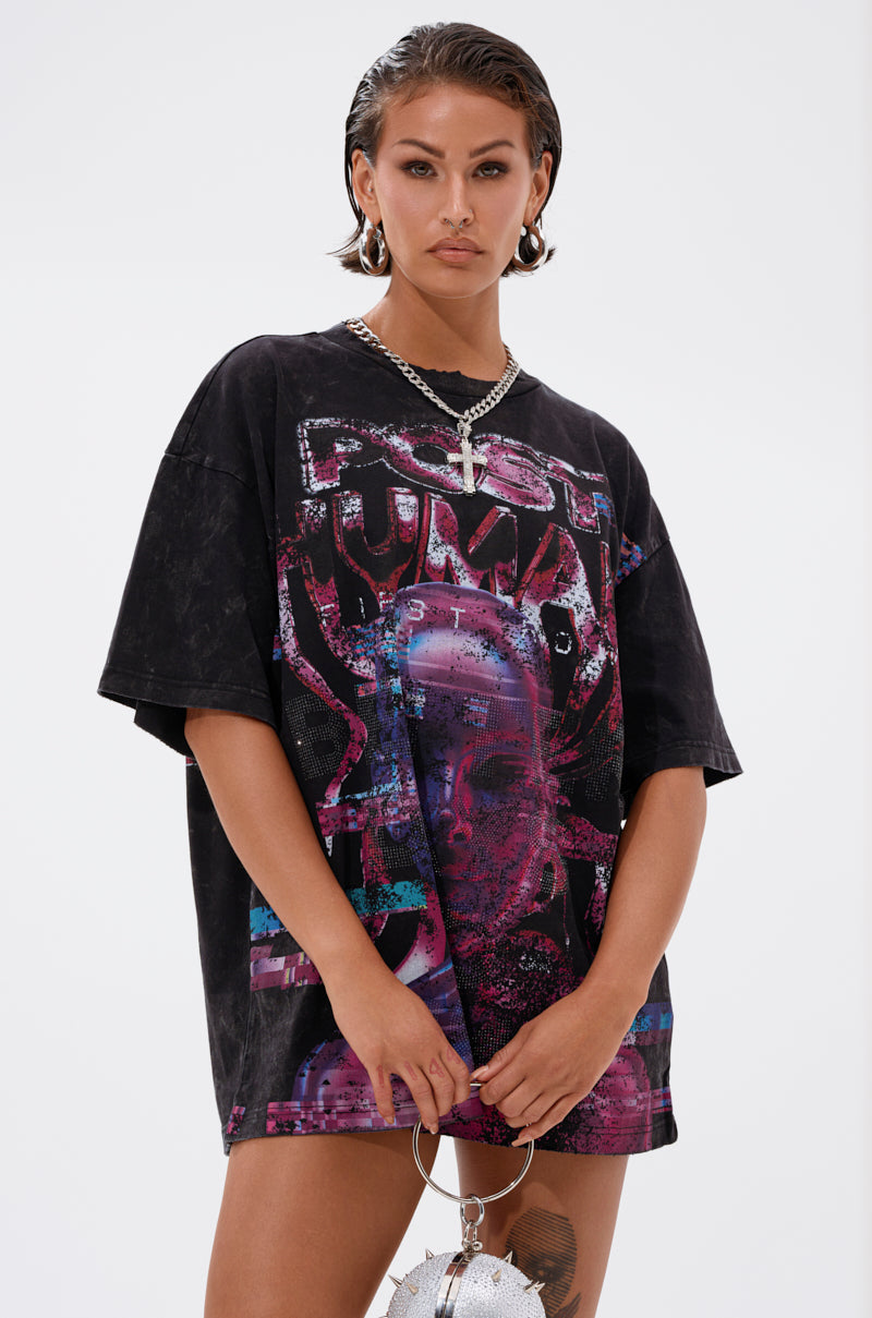 FIRST ROW CYBERTRONICS OVERSIZED GRAPHIC TEE