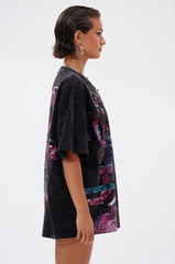 FIRST ROW CYBERTRONICS OVERSIZED GRAPHIC TEE