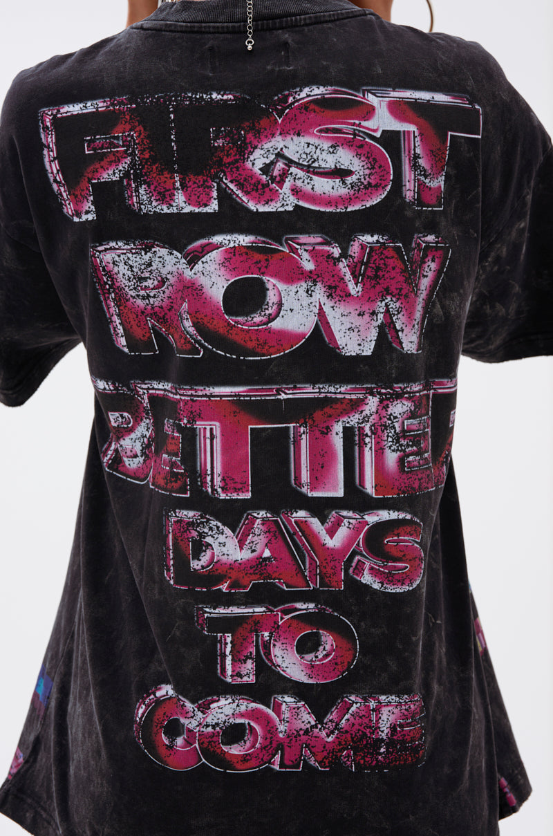 FIRST ROW CYBERTRONICS OVERSIZED GRAPHIC TEE