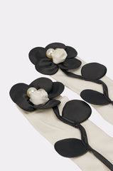 FLOWER POWER APPLIQUE SOCKS