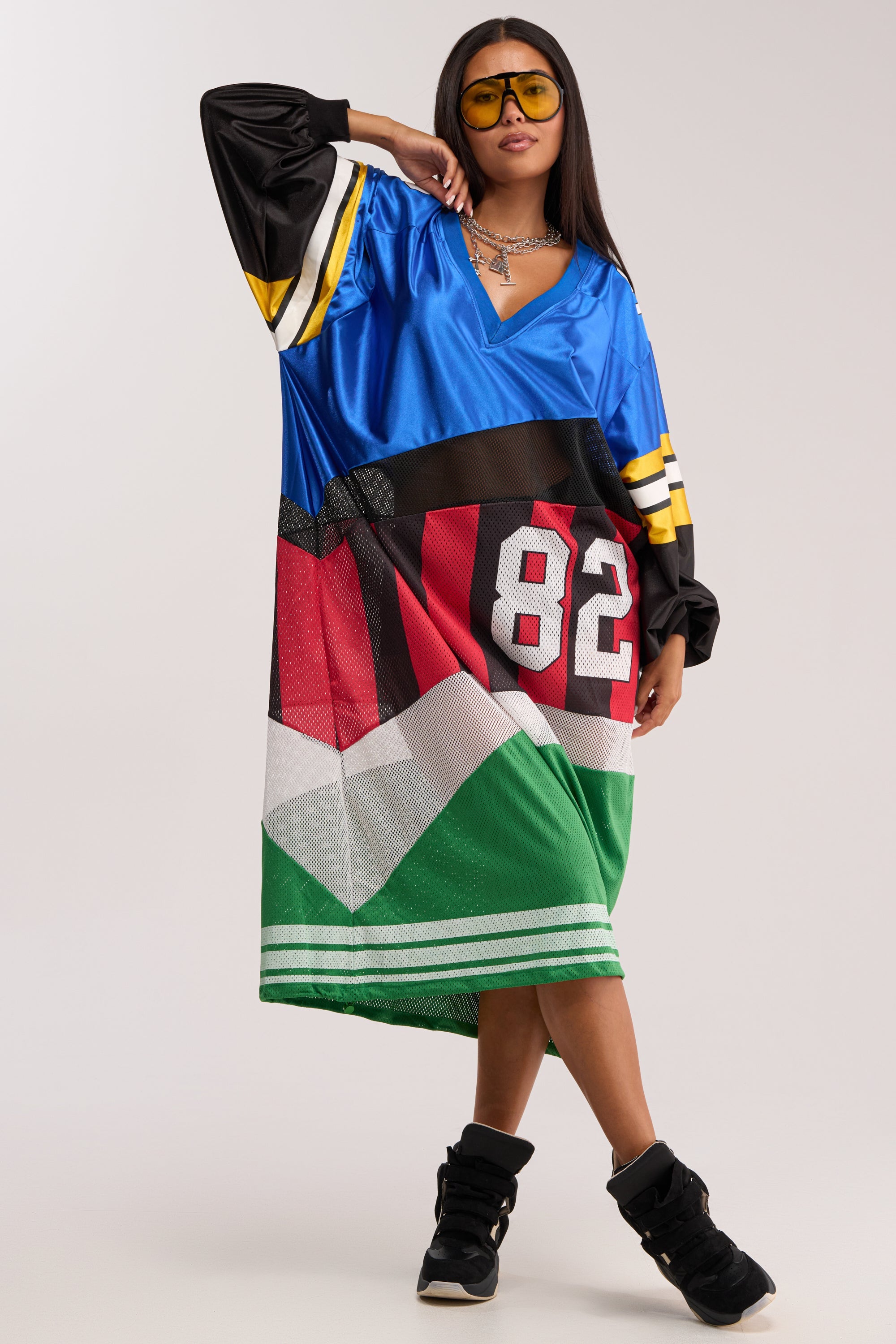 RARE GEM JERSEY MAXI DRESS