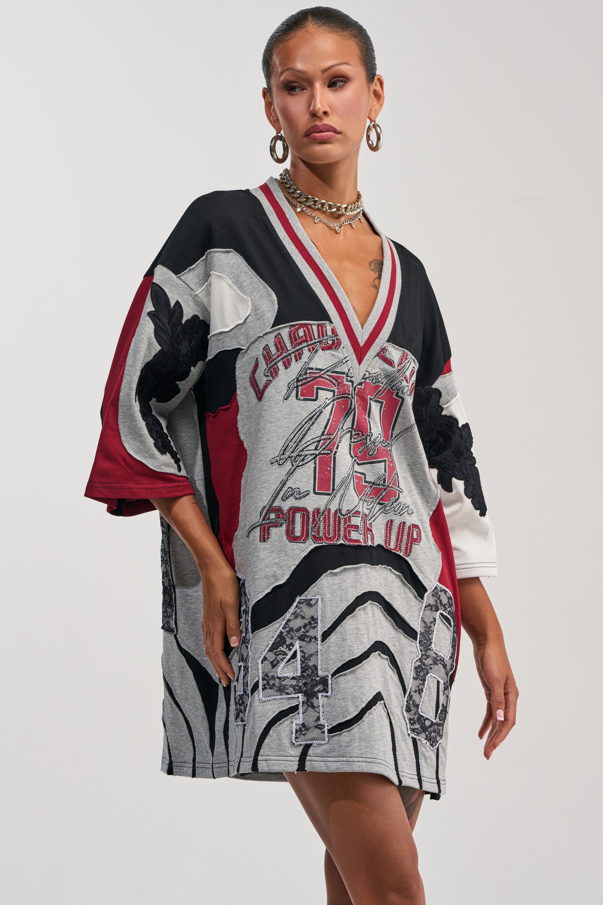 AFTER HOURS GRAPHIC MINI DRESS