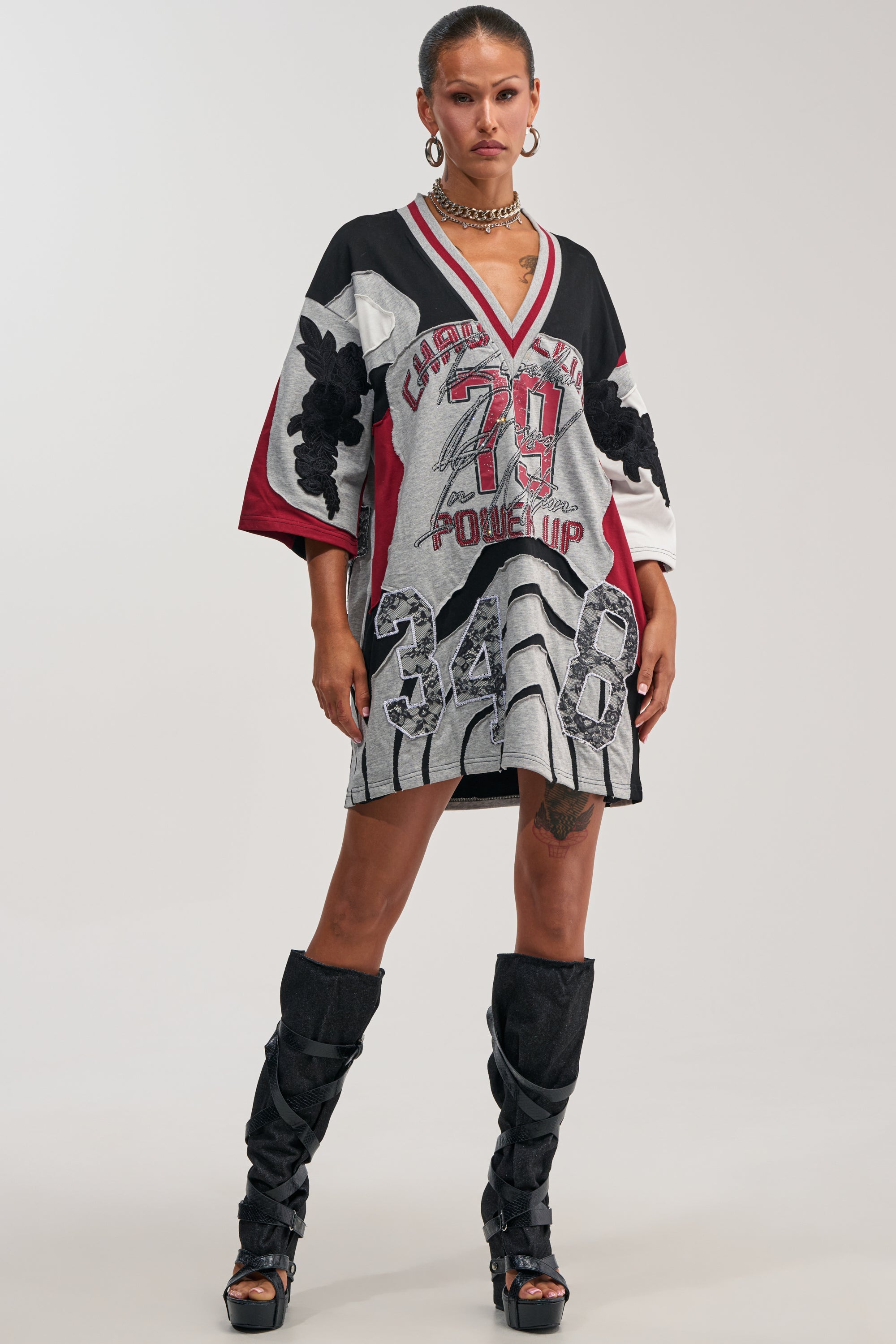 AFTER HOURS GRAPHIC MINI DRESS