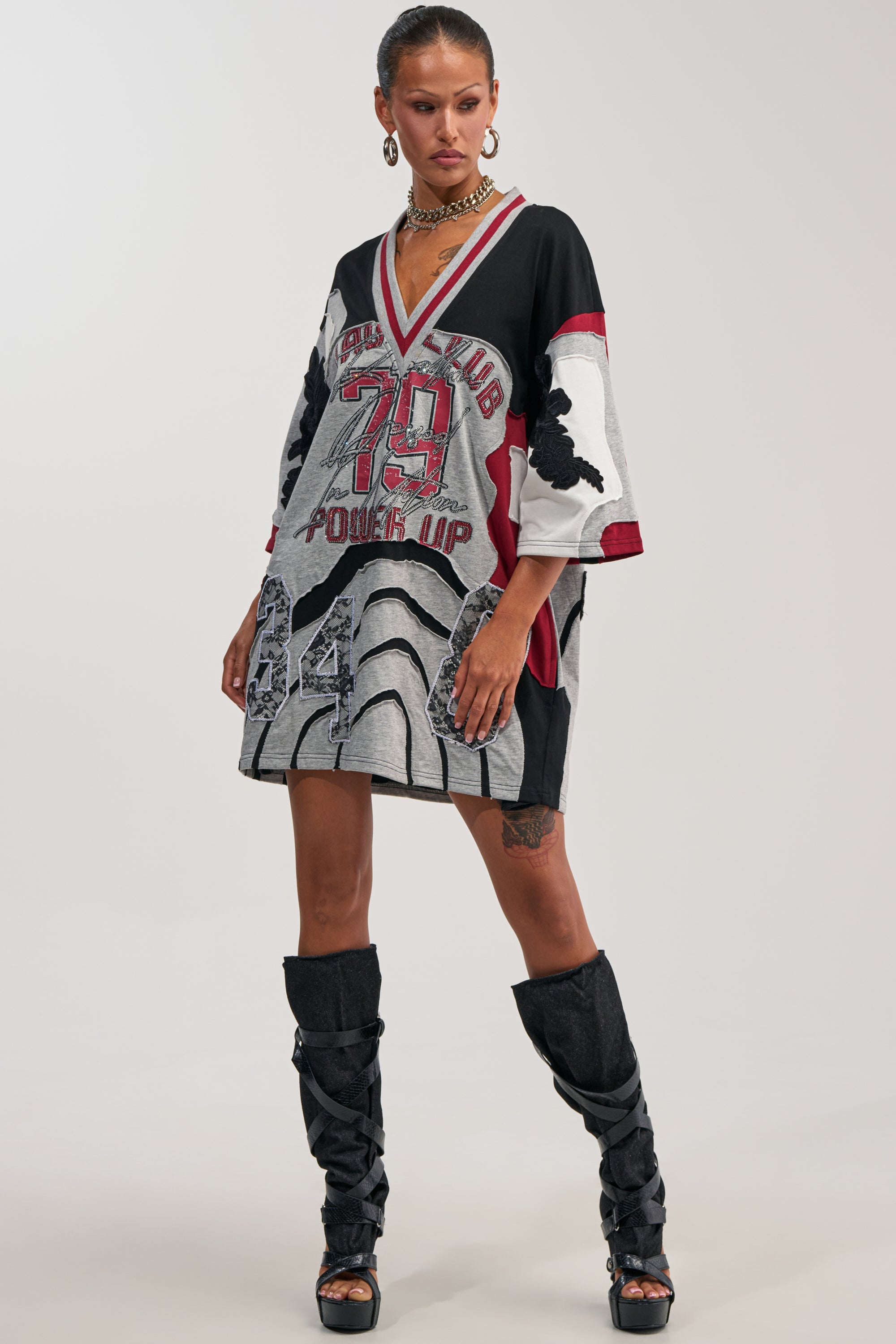 AFTER HOURS GRAPHIC MINI DRESS