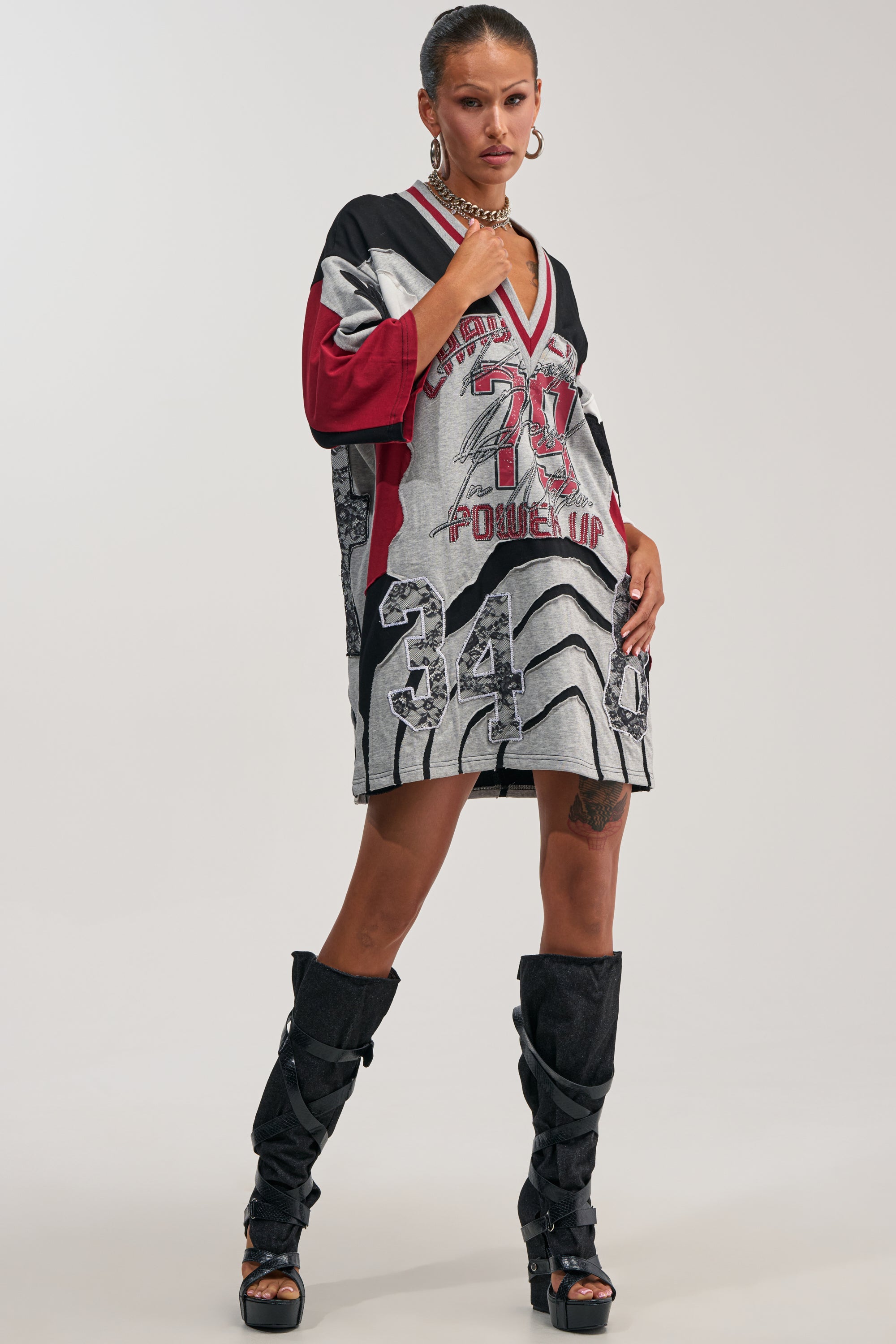 AFTER HOURS GRAPHIC MINI DRESS
