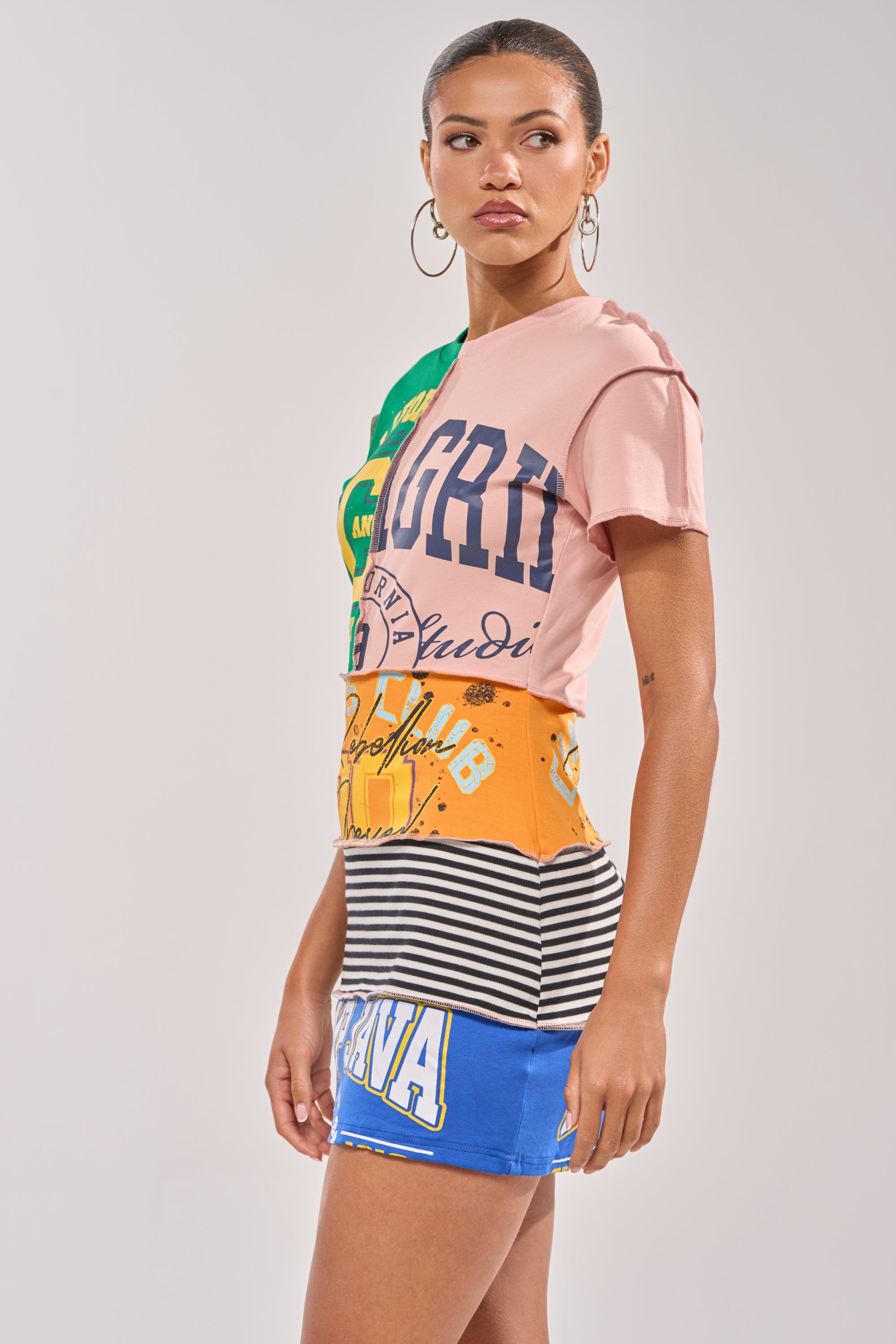 LEVEL UP GRAPHIC MINI DRESS