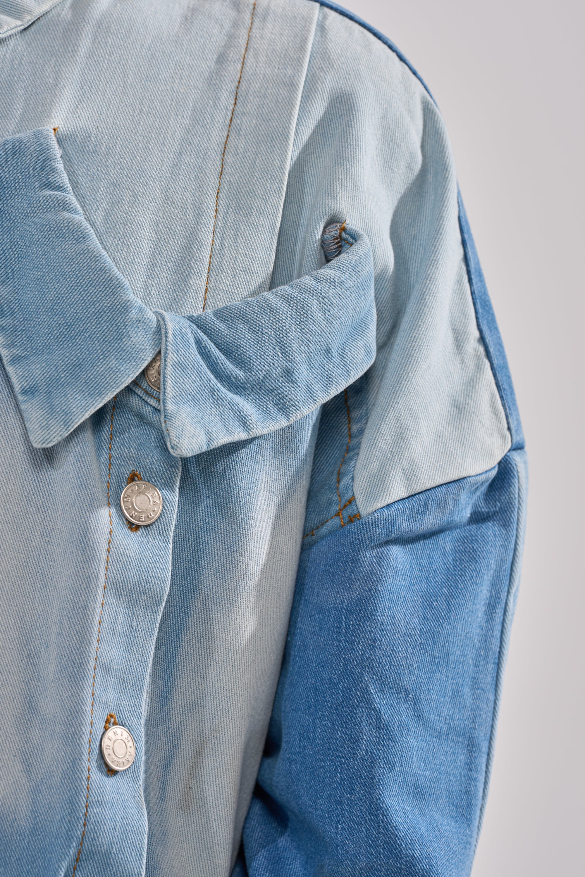 MONDAY BLUES DENIM MINI DRESS