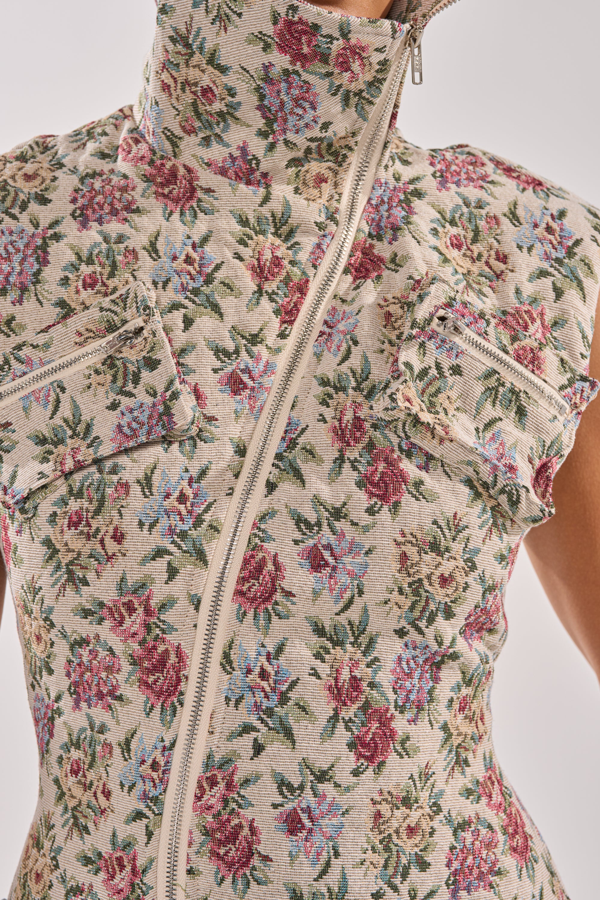 FLOWER POWER TAPESTRY MAXI DRESS