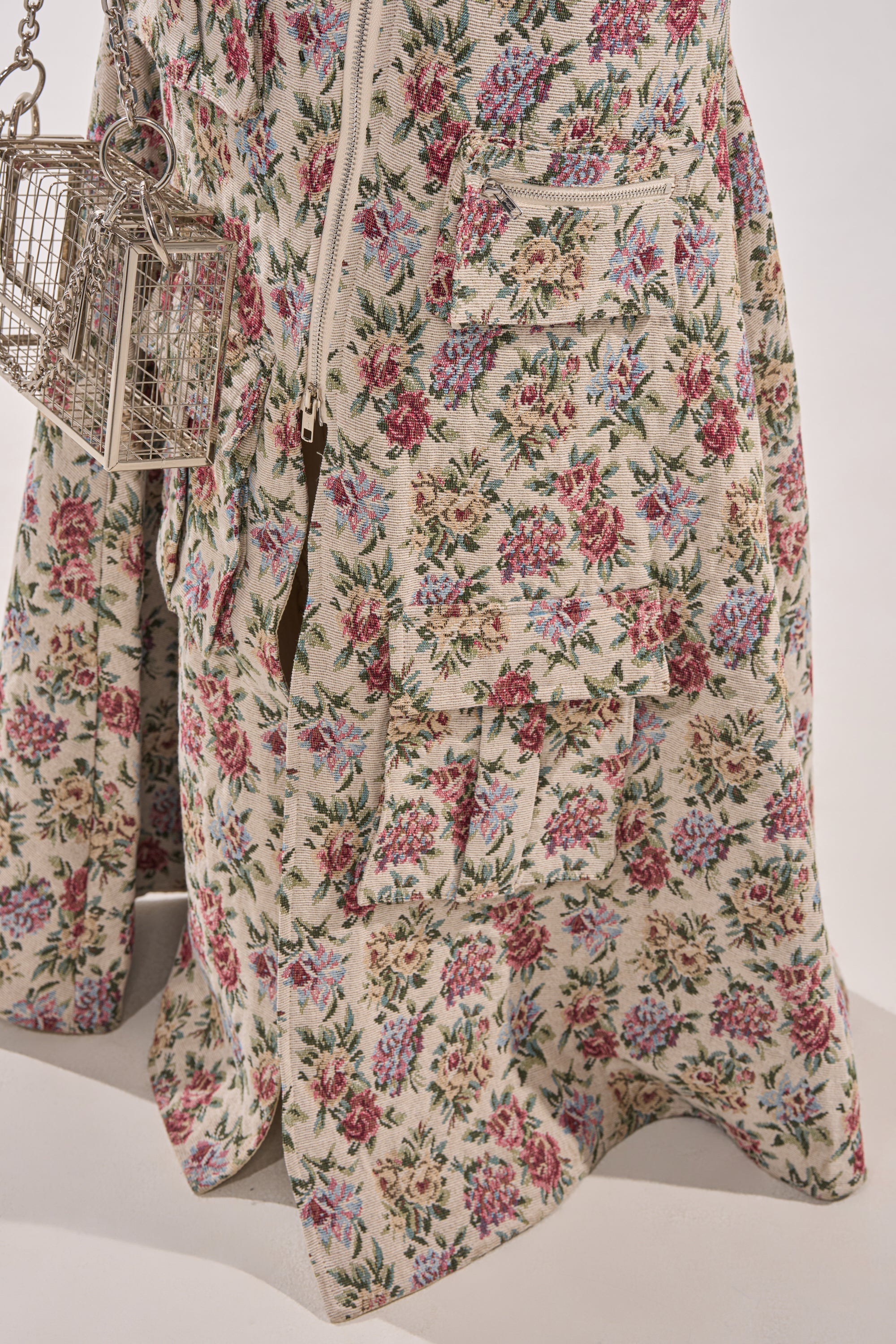 FLOWER POWER TAPESTRY MAXI DRESS