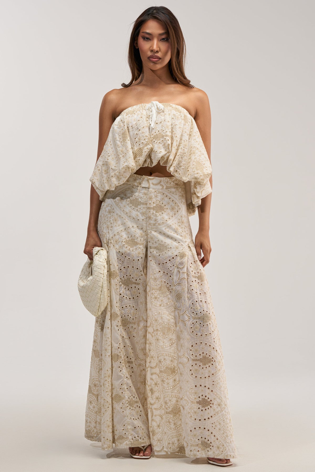 SUMMER TIME BLISS EYELET TROUSER