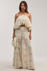 SUMMER TIME BLISS EYELET TROUSER