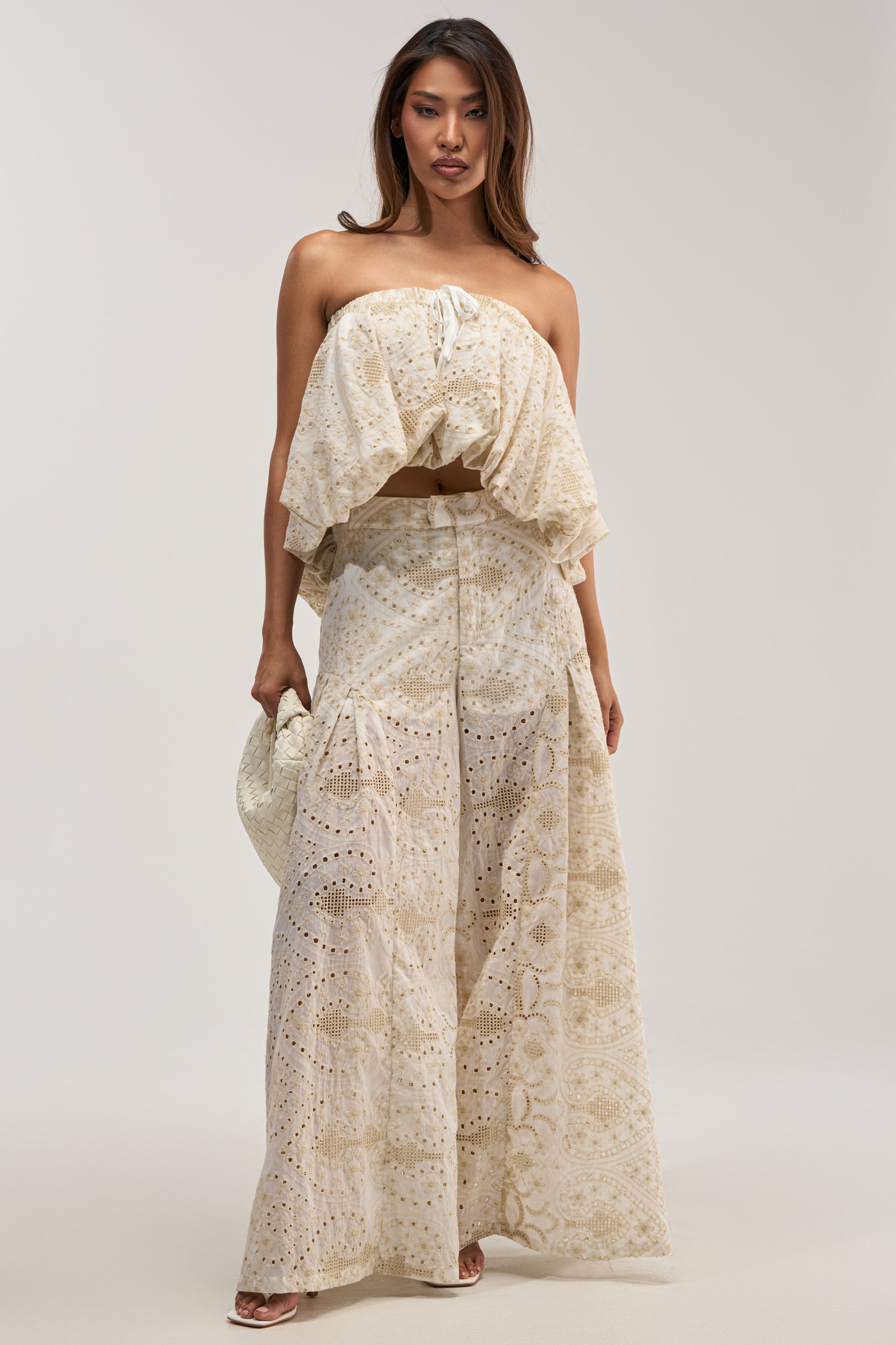 SUMMER TIME BLISS EYELET TROUSER