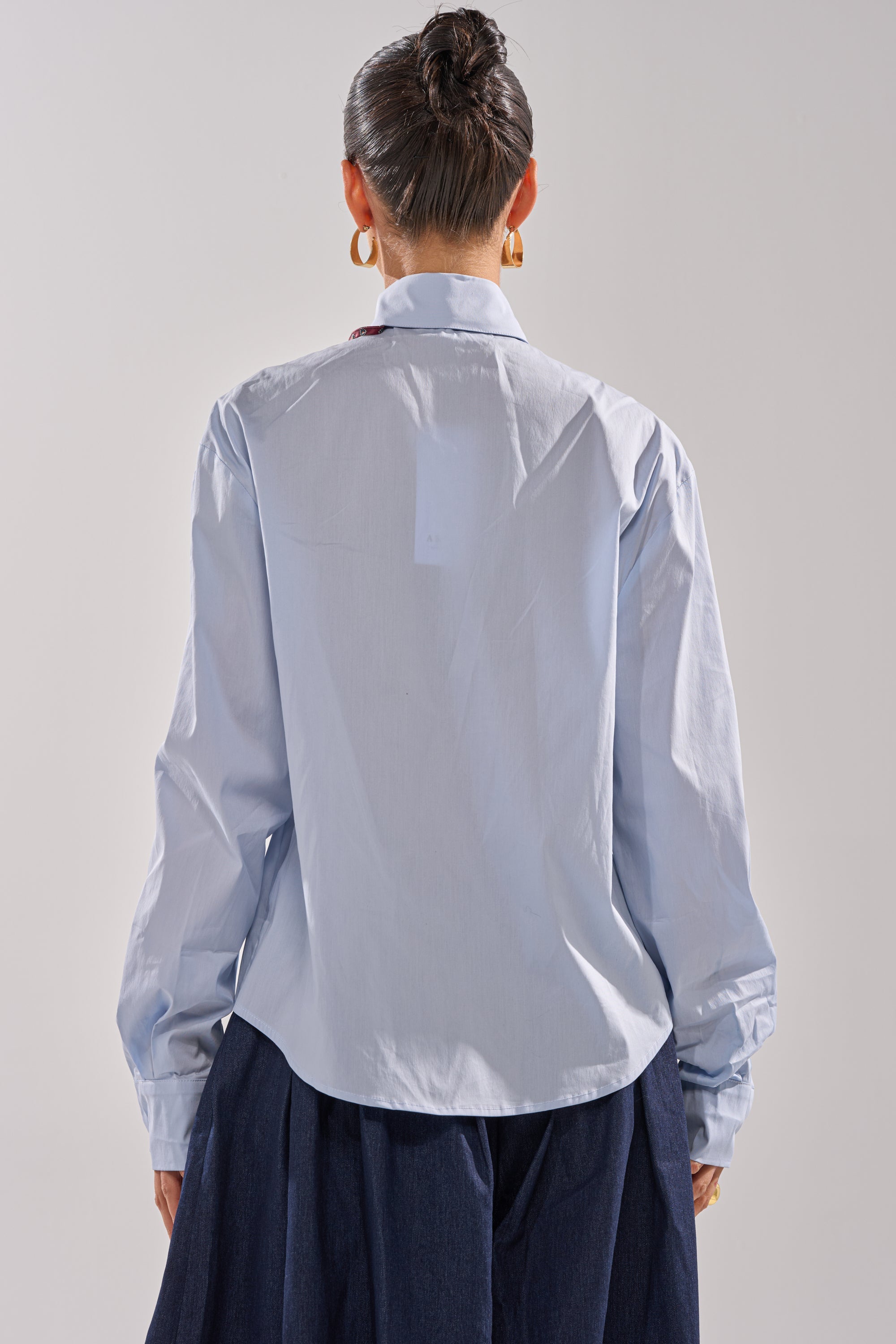 BUSINESS IN THE FRONT BUTTON DOWN
