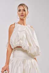 HEAD IN THE CLOUDS SLEEVELESS BLOUSE