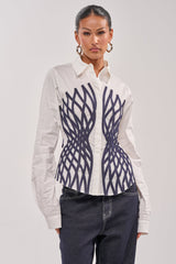 ON A NEW LEVEL POPLIN BUTTONDOWN