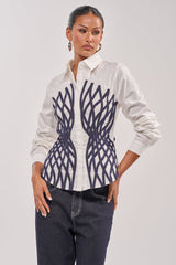 ON A NEW LEVEL POPLIN BUTTONDOWN