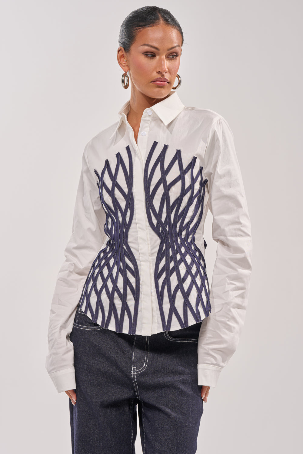 ON A NEW LEVEL POPLIN BUTTONDOWN