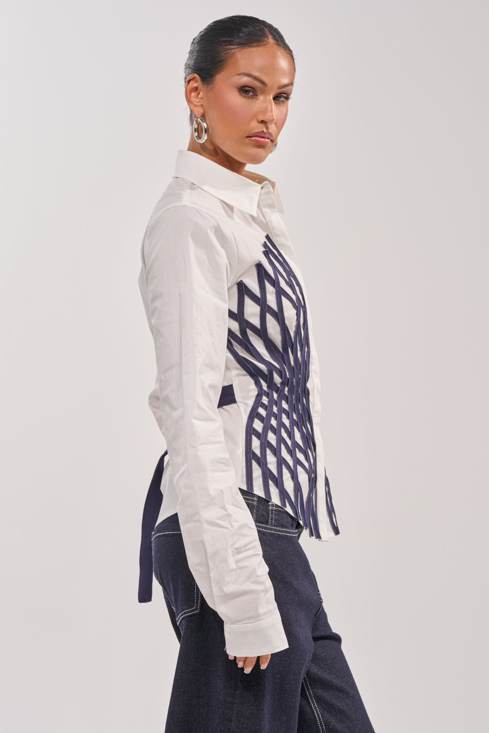 ON A NEW LEVEL POPLIN BUTTONDOWN