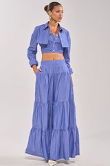 BUSINESS ONLY STRIPE PALAZZO PANT