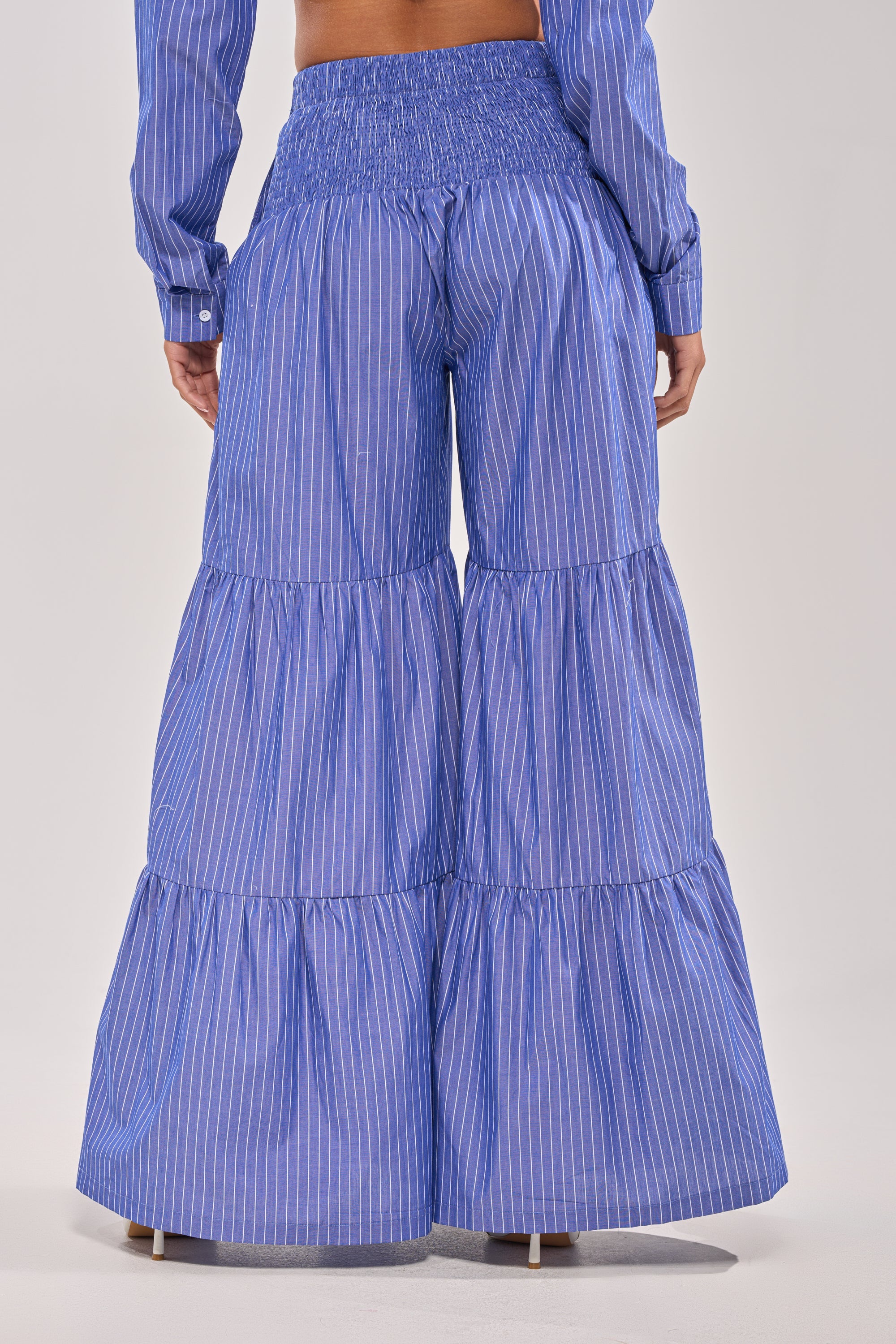 BUSINESS ONLY STRIPE PALAZZO PANT