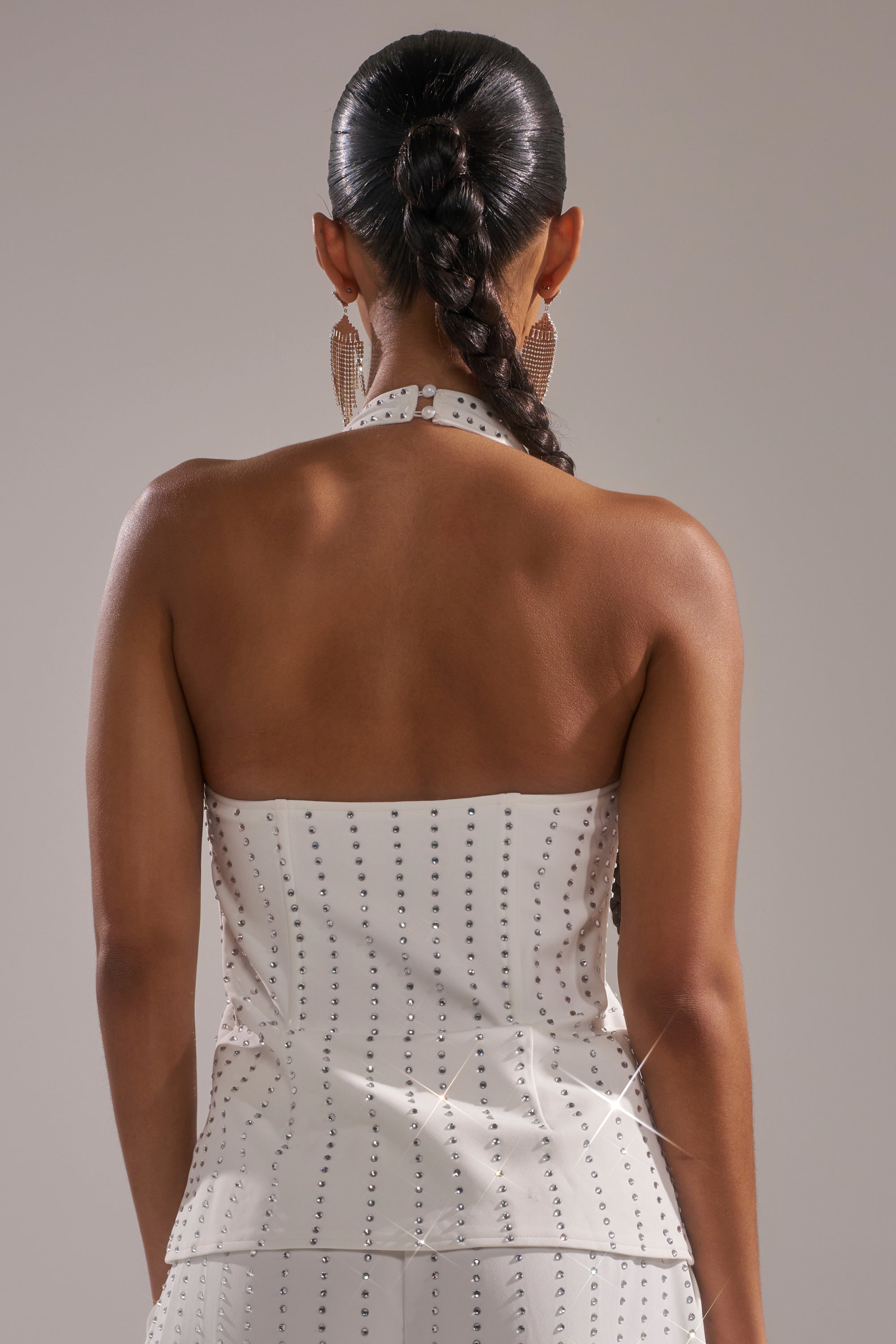 NEW YEARS QUEEN VEST IN WHITE