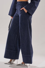 STRICTLY BUSINESS PINSTRIPE TROUSER
